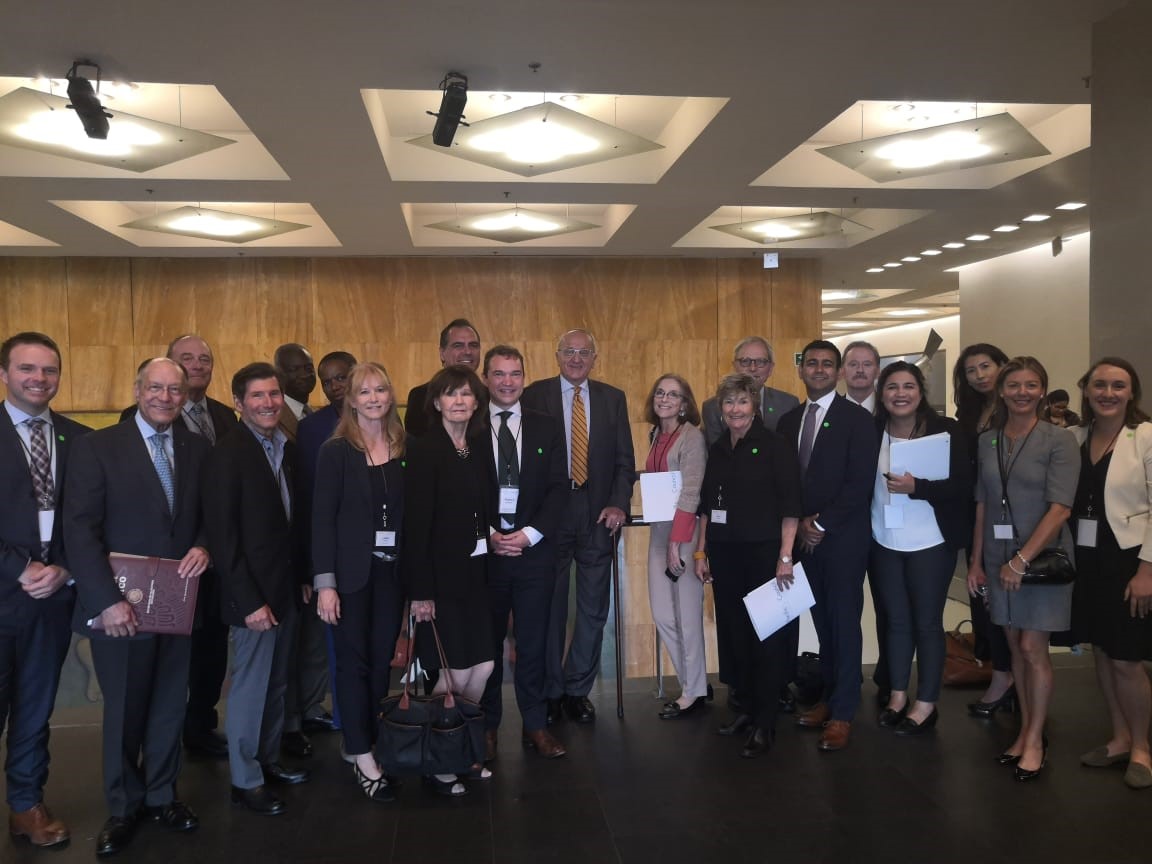 Mexico - July 2019 Council delegates pose for a group photo during a visit to Mexico City in July 2019 to promote better understanding of the shared priorities and ongoing challenges in the U.S.-Mexico relationship.